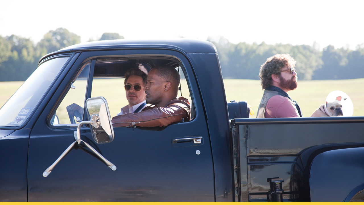 An anxious father-to-be is forced to road-trip with an eccentric stranger in Due Date