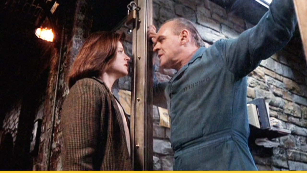Jodie Foster & Anthony Hopkins in Silence of the Lambs